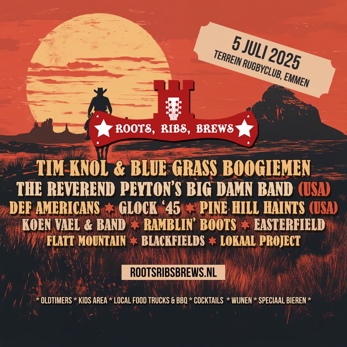 Tickets für Roots Ribs Brews 2025