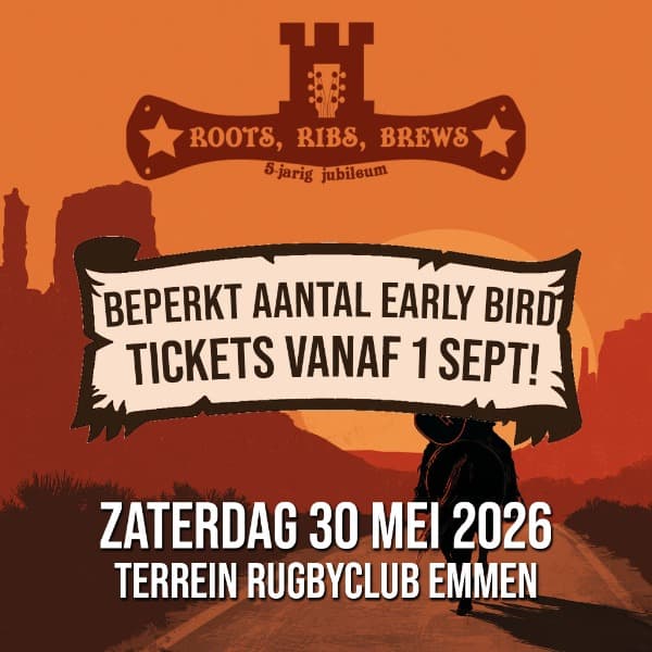Early Bird ticketverkoop begint 1 september